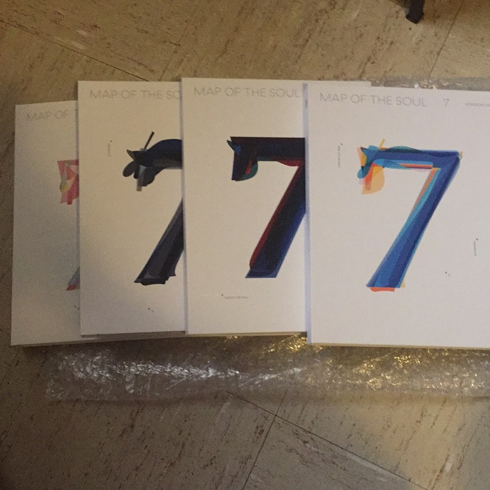 BTS MOTS:7 Albums Version 1-4